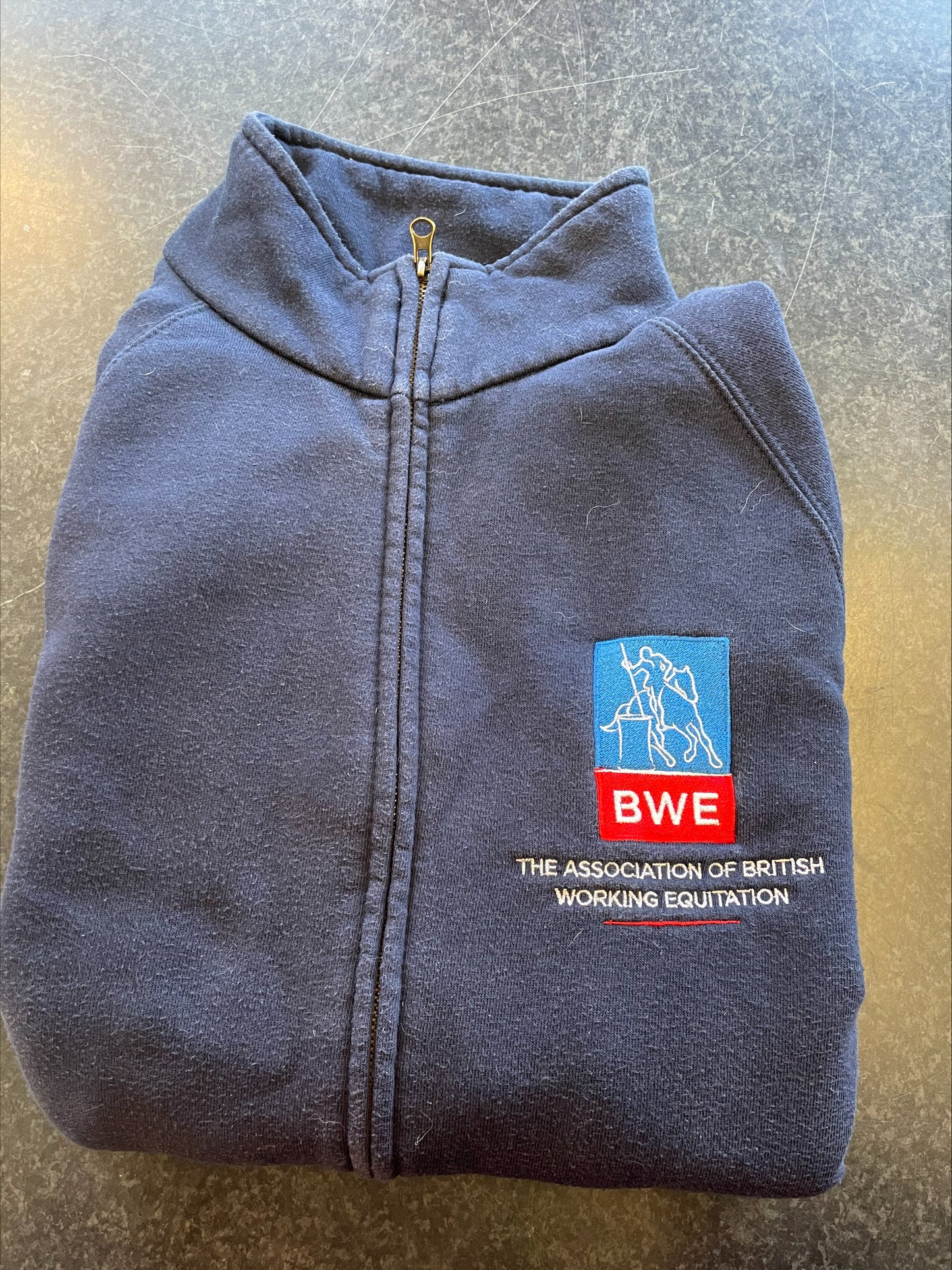 Women's Navy Sweat Jacket